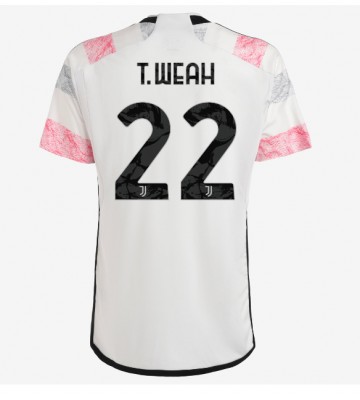 Juventus Timothy Weah #22 Replika Udebanetrøje 2023-24 Kortærmet